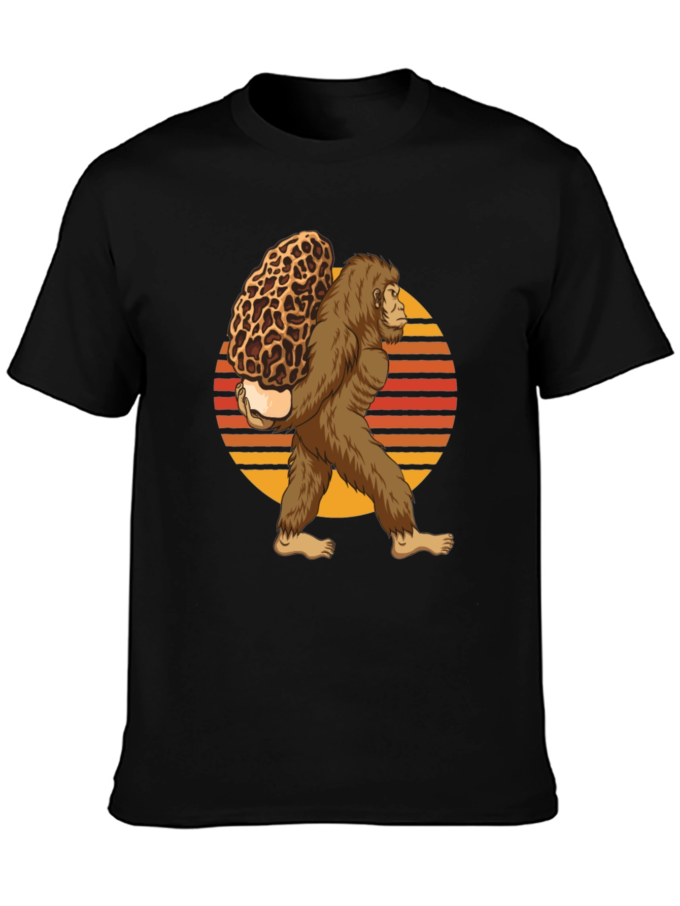 Bigfoot Morel Mushroom T-Shirt