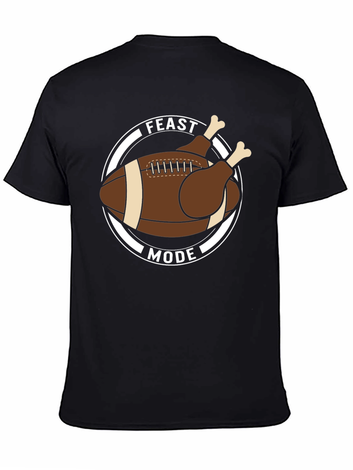 Feast Mode Football Thanksgiving T-Shirt