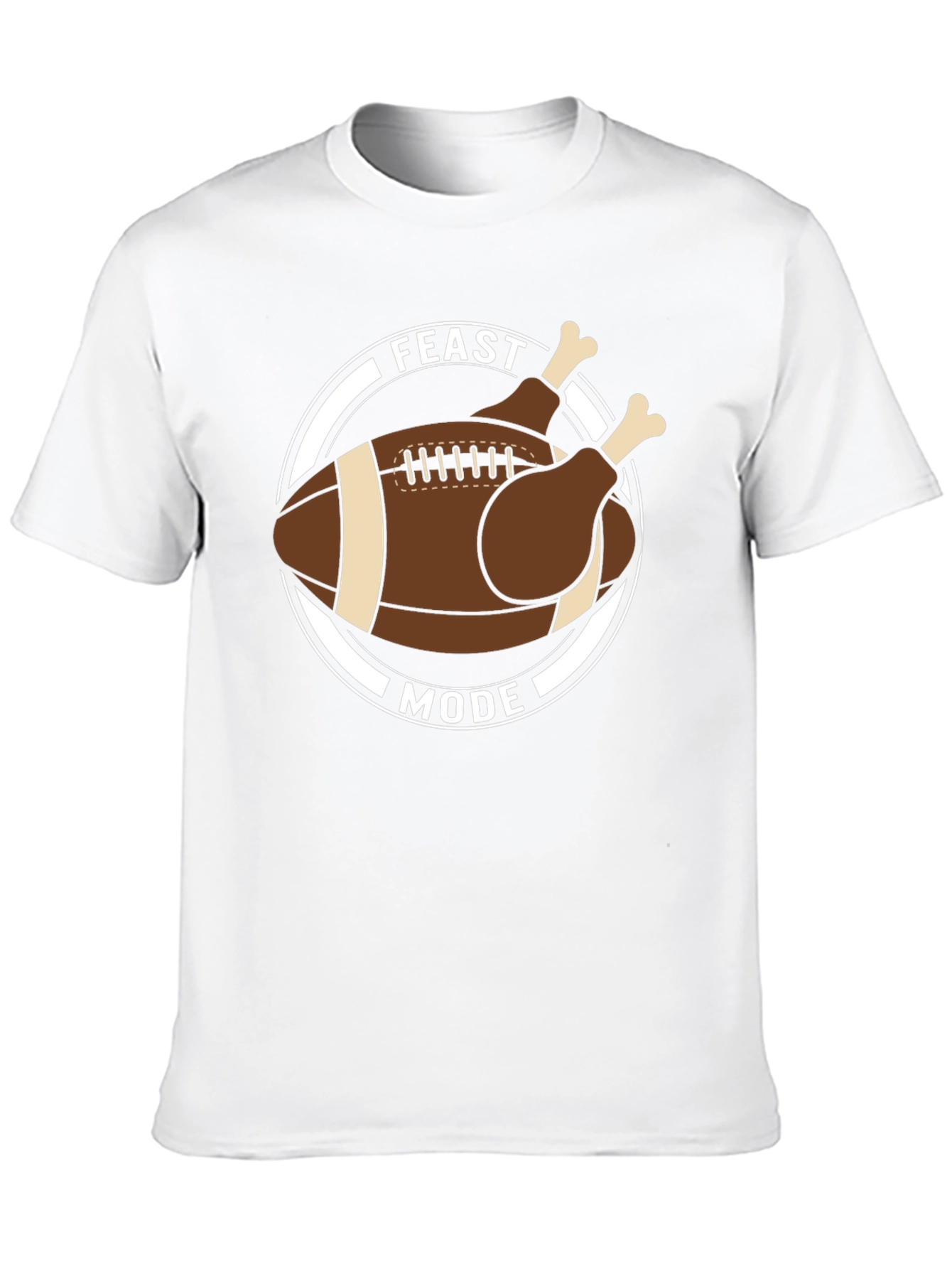 Feast Mode Football Thanksgiving T-Shirt
