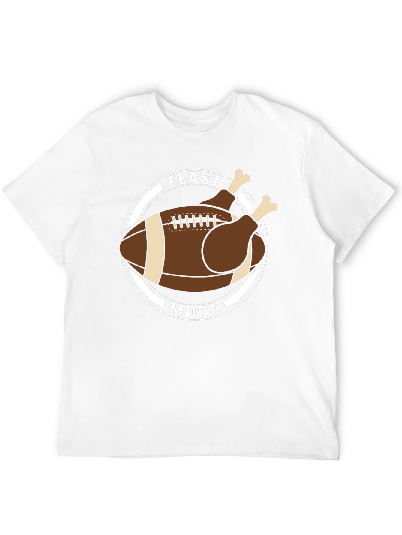 Feast Mode Football Thanksgiving T-Shirt
