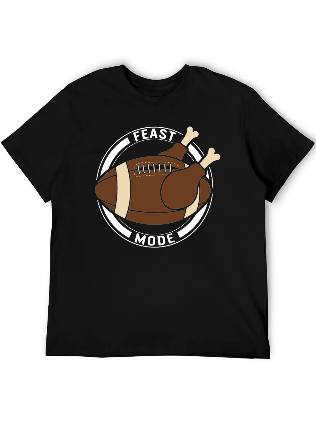 Feast Mode Football Thanksgiving T-Shirt