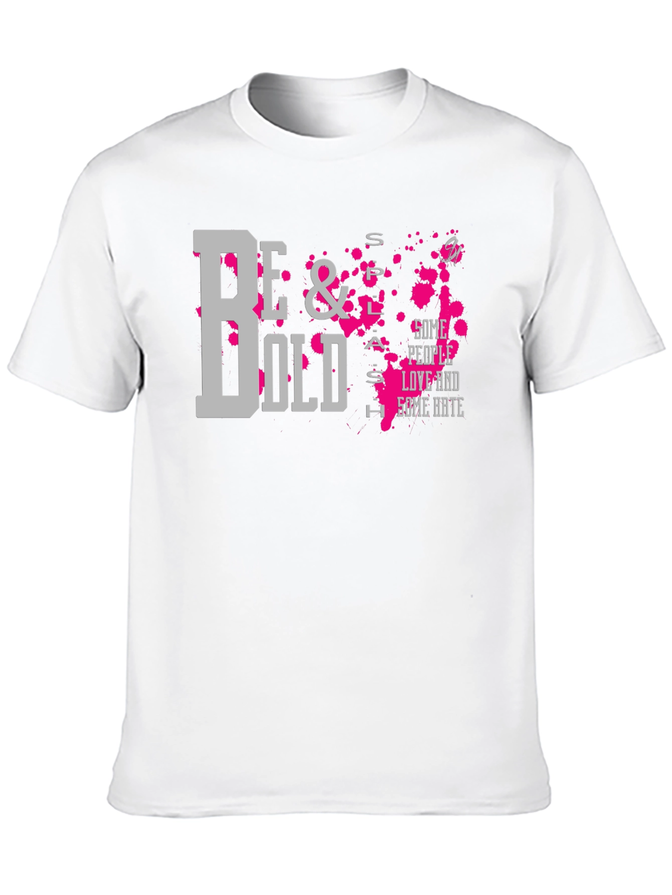 Be Bold Graphic T-Shirt - Trendy Mens Black Tee