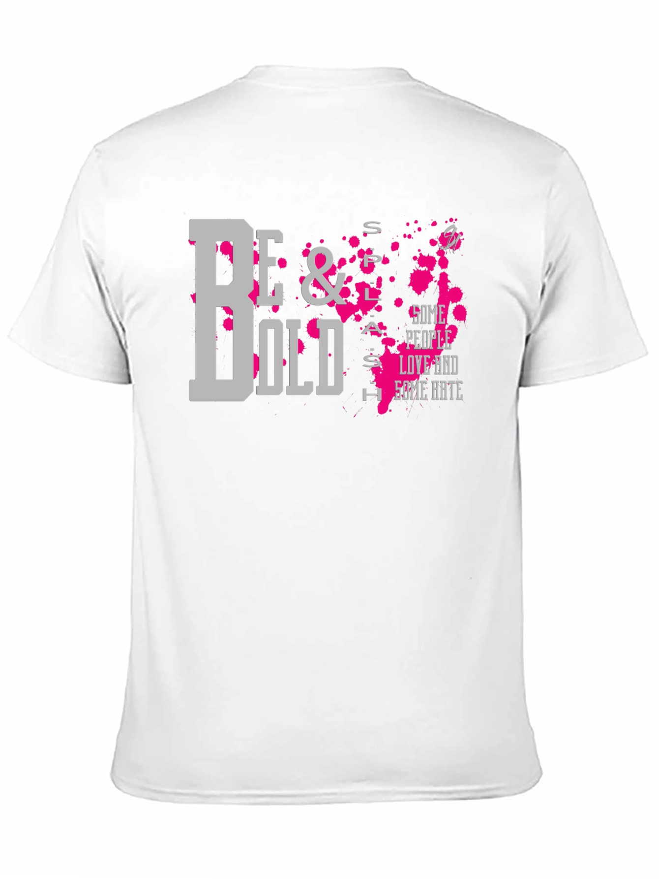 Be Bold Graphic T-Shirt - Trendy Mens Black Tee