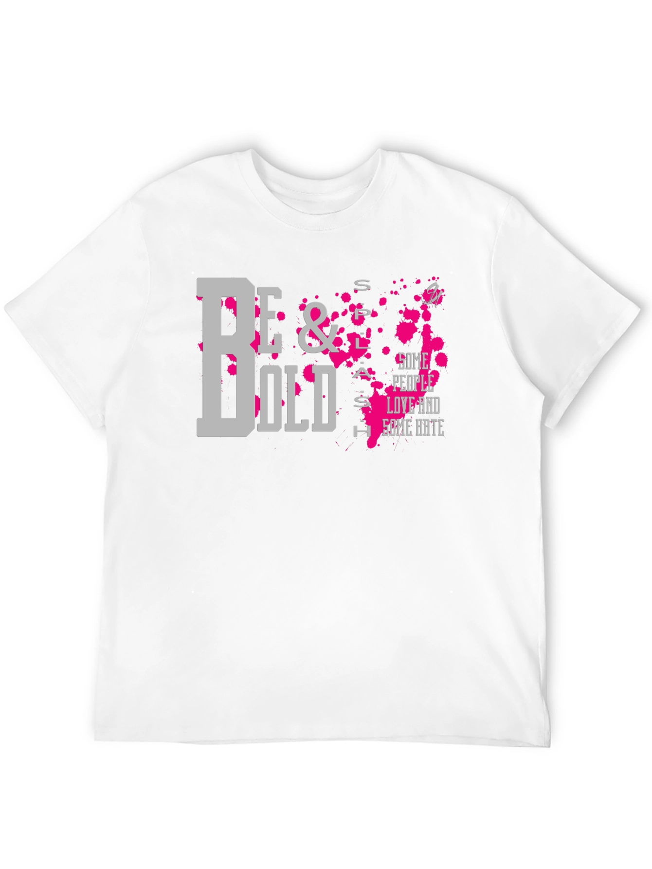 Be Bold Graphic T-Shirt - Trendy Mens Black Tee