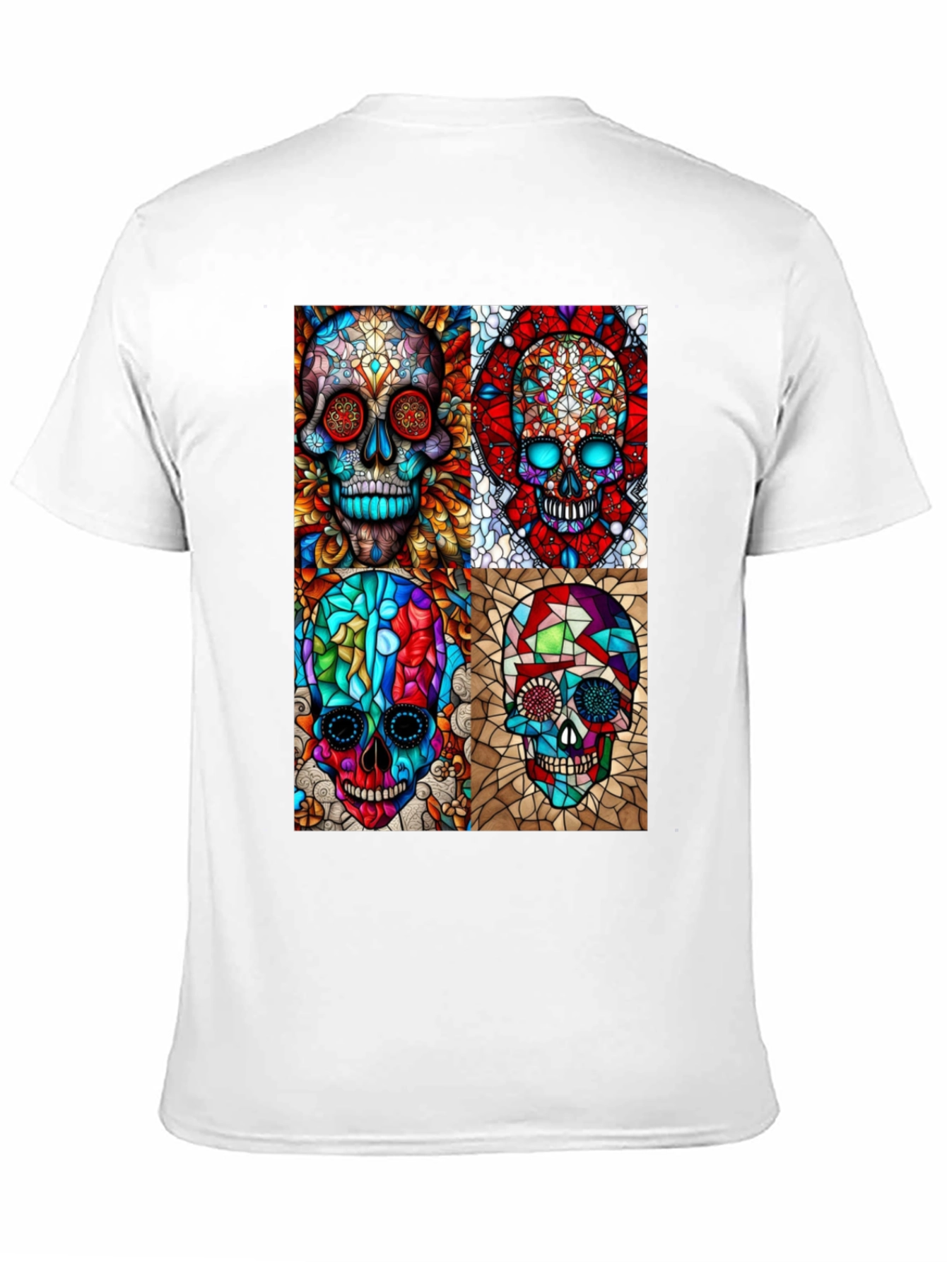 Day of the Dead Skull Art Graphic T-Shirt