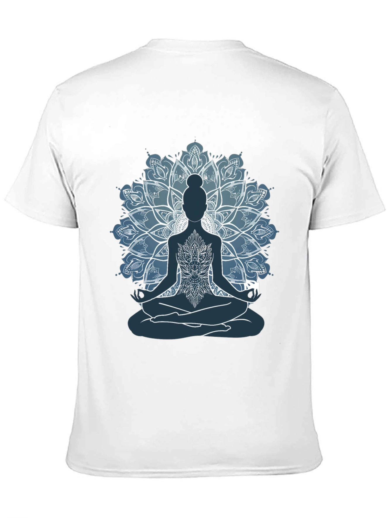 Mens Yoga Mandala Graphic Tee - Meditate in Style!