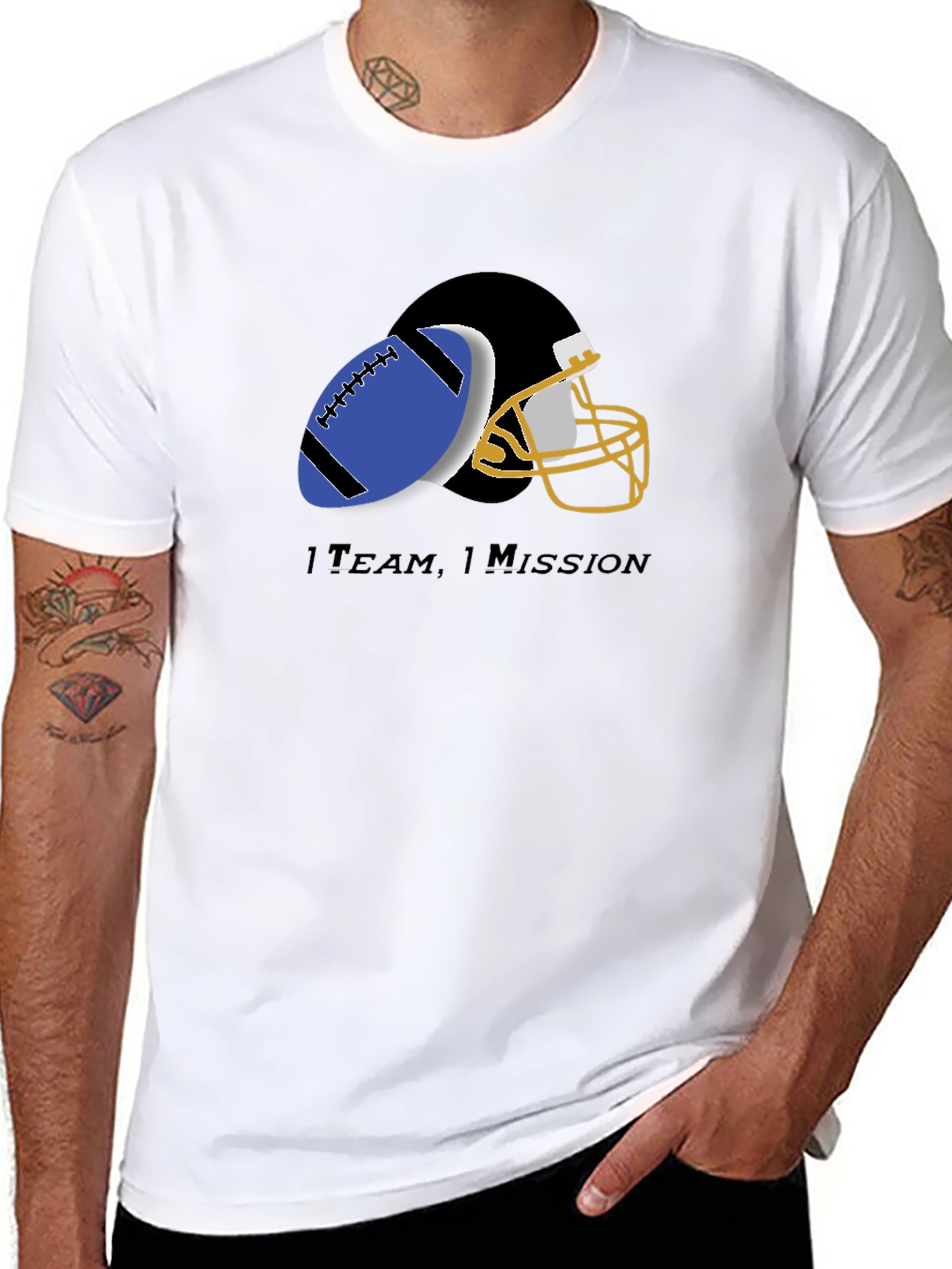 Team Mission Football Graphic T-Shirt