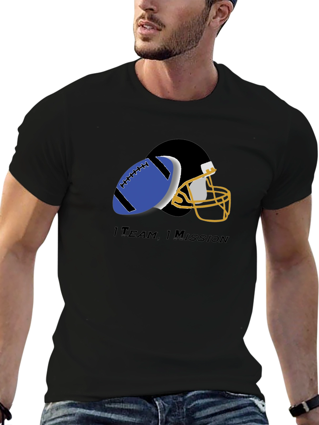 Team Mission Football Graphic T-Shirt