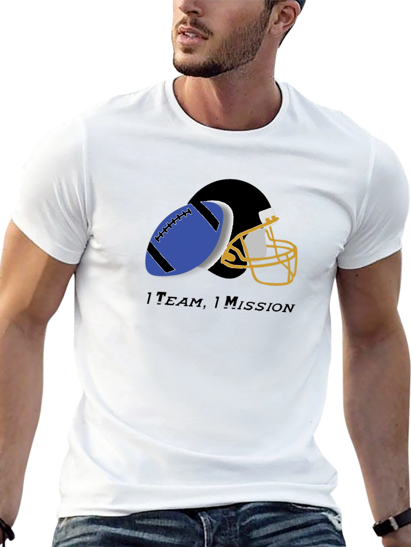 Team Mission Football Graphic T-Shirt
