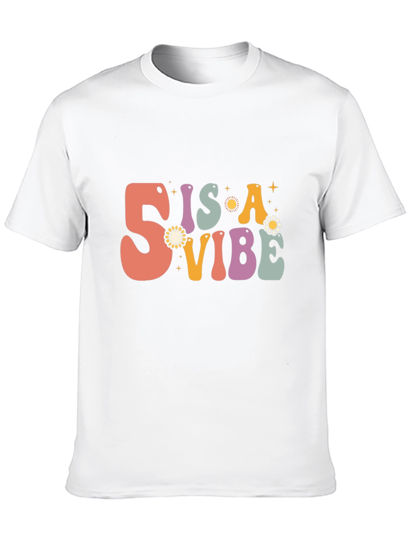 Retro 5 is a Vibe Graphic T-Shirt