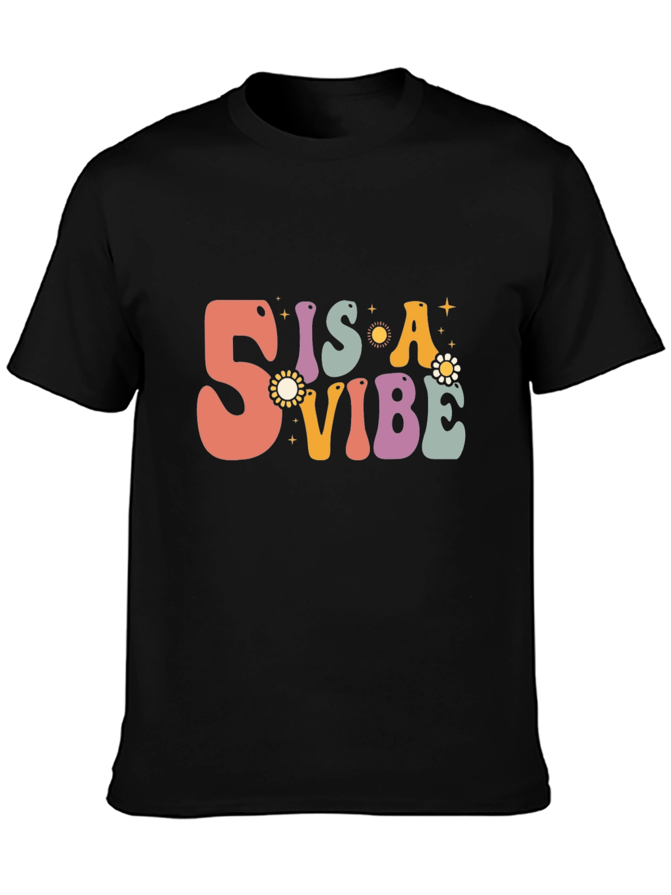 Retro 5 is a Vibe Graphic T-Shirt