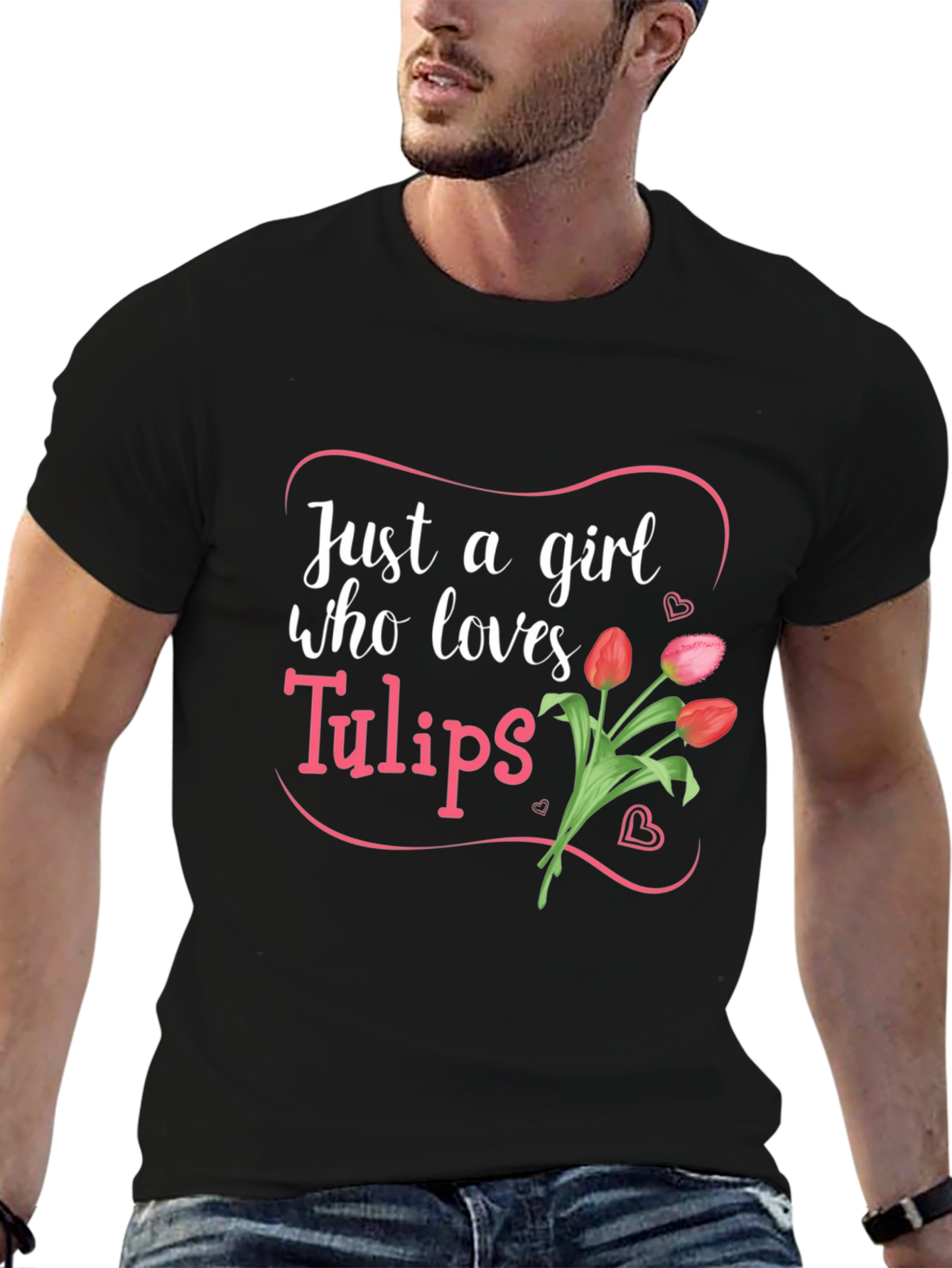 Just a Girl Who Loves Tulips T-Shirt
