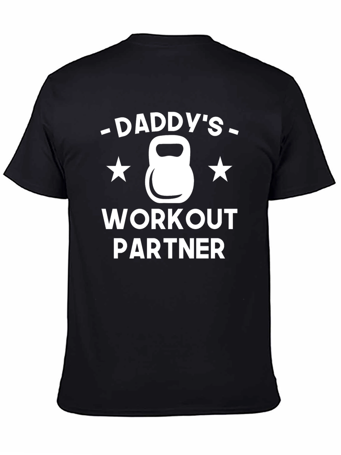 Daddys Workout Partner Black T-Shirt