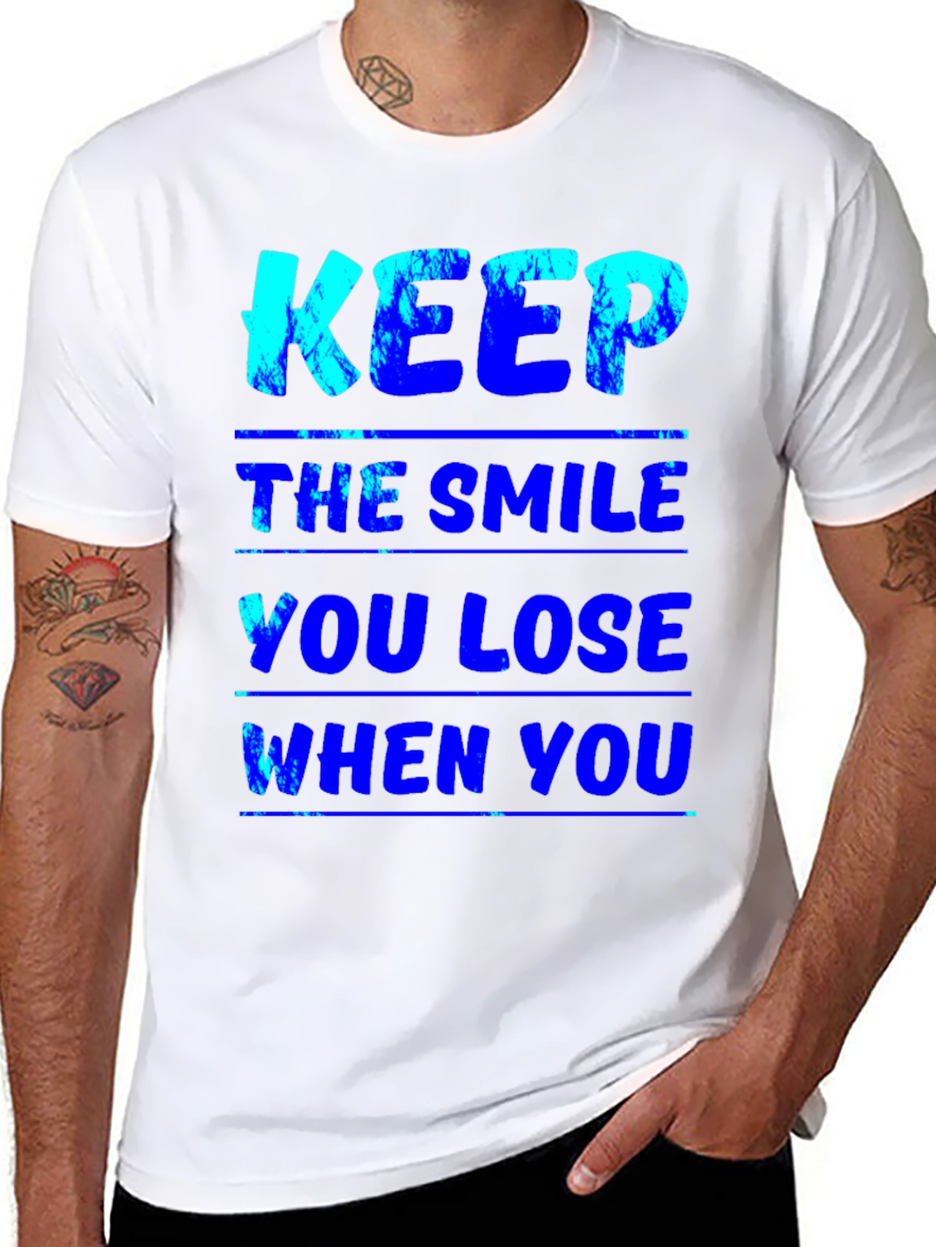 Keep the Smile Graphic Tee - Casual Wear