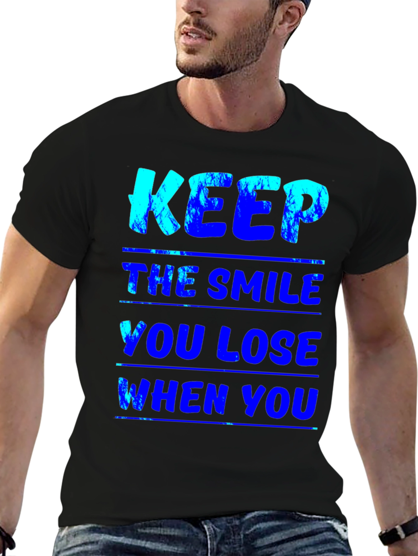 Keep the Smile Graphic Tee - Casual Wear