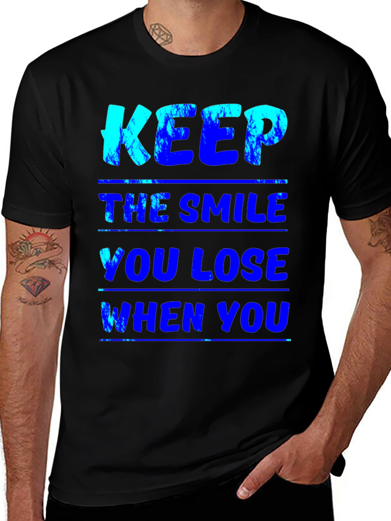 Keep the Smile Graphic Tee - Casual Wear