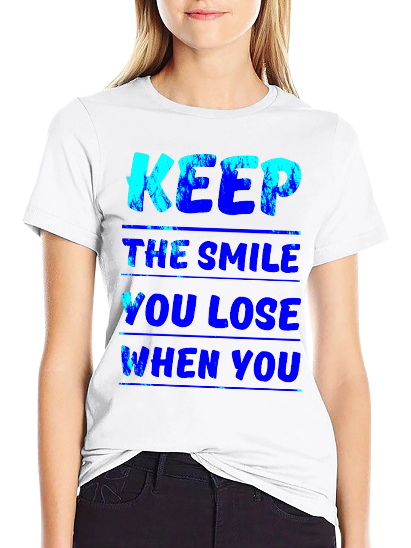 Keep the Smile Graphic Tee - Casual Wear