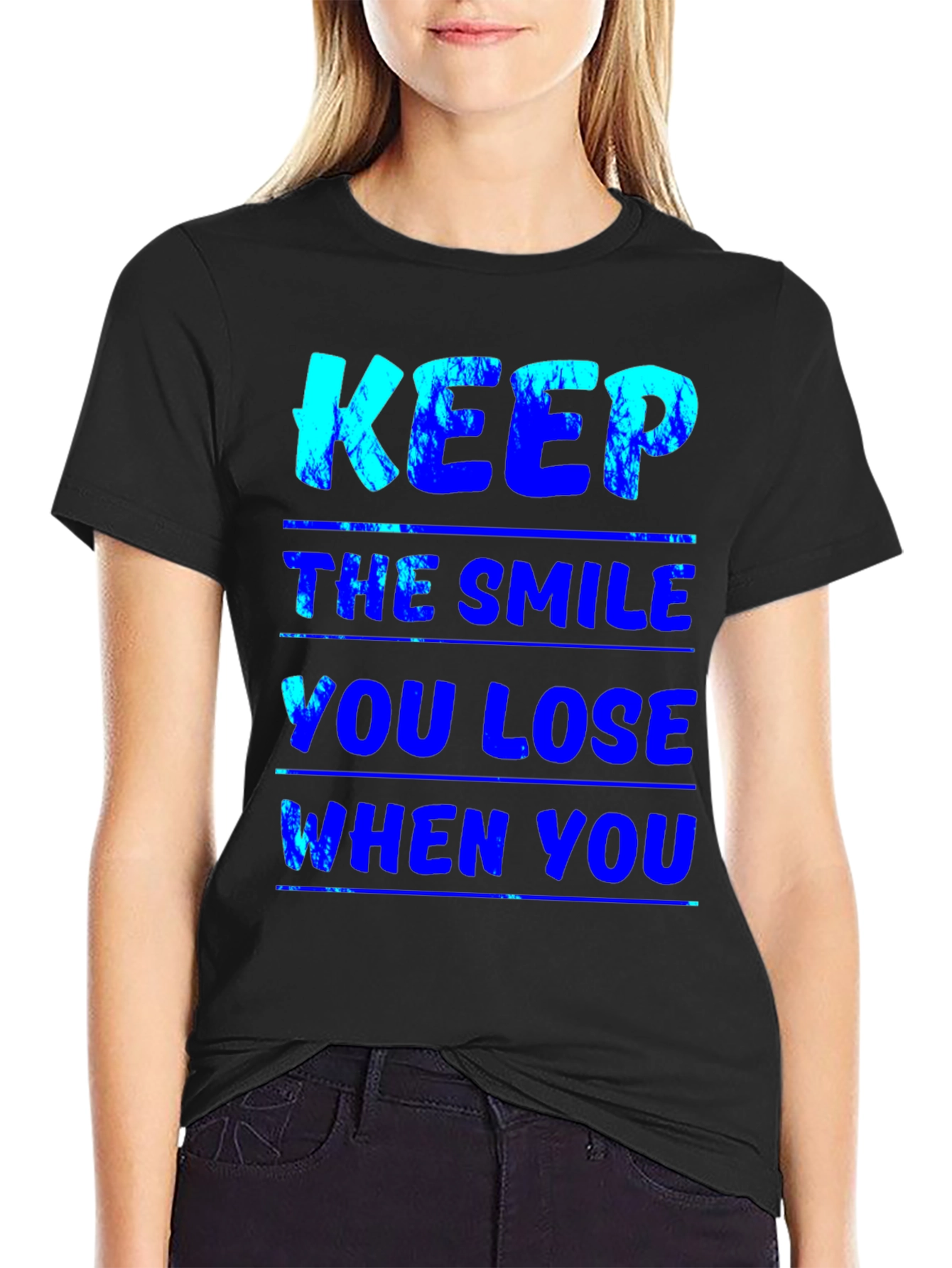 Keep the Smile Graphic Tee - Casual Wear