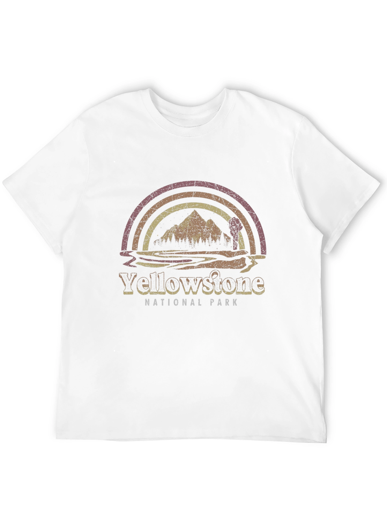 Yellowstone National Park Retro Graphic Tee