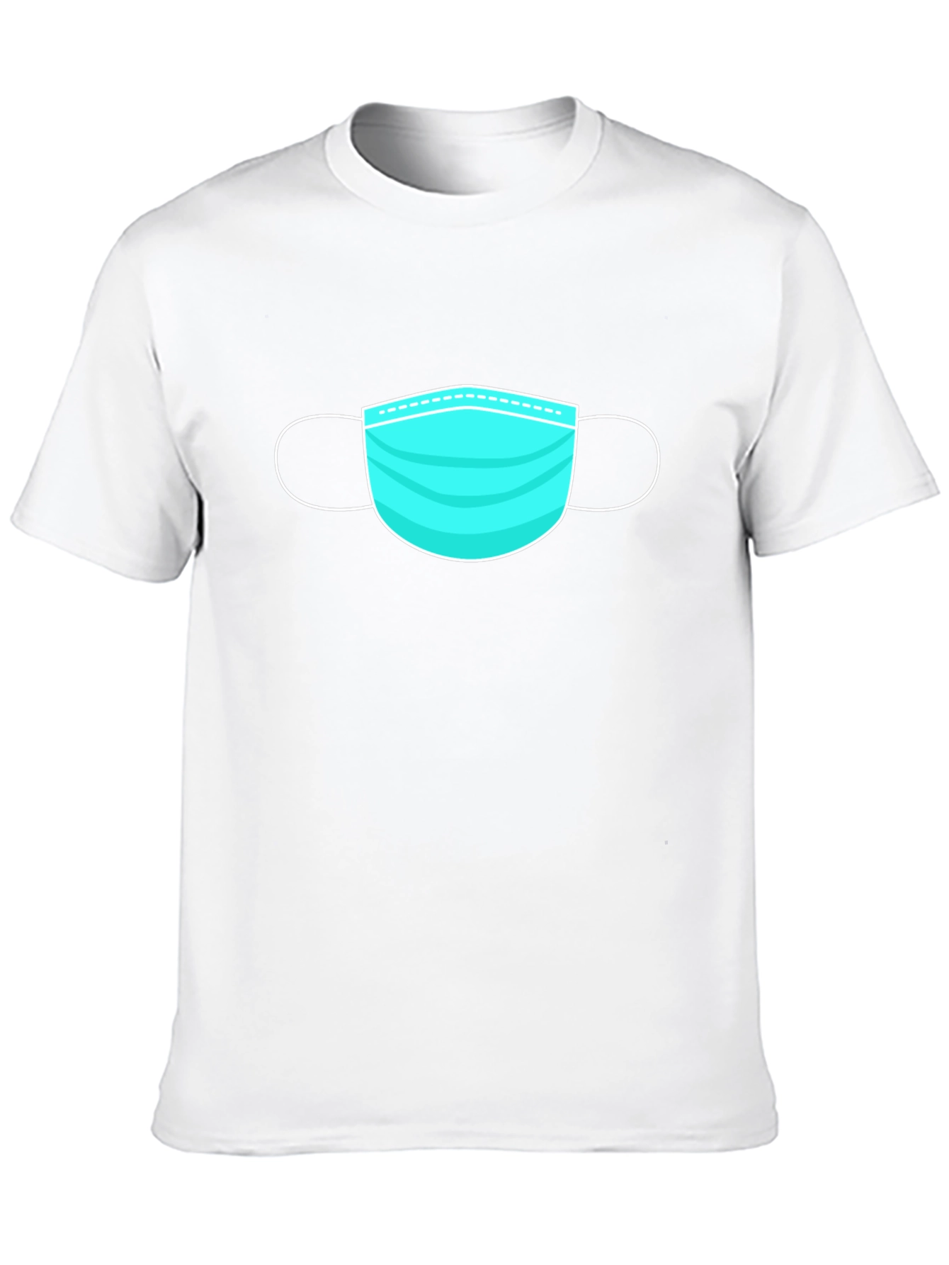 Mask Graphic Black T-Shirt