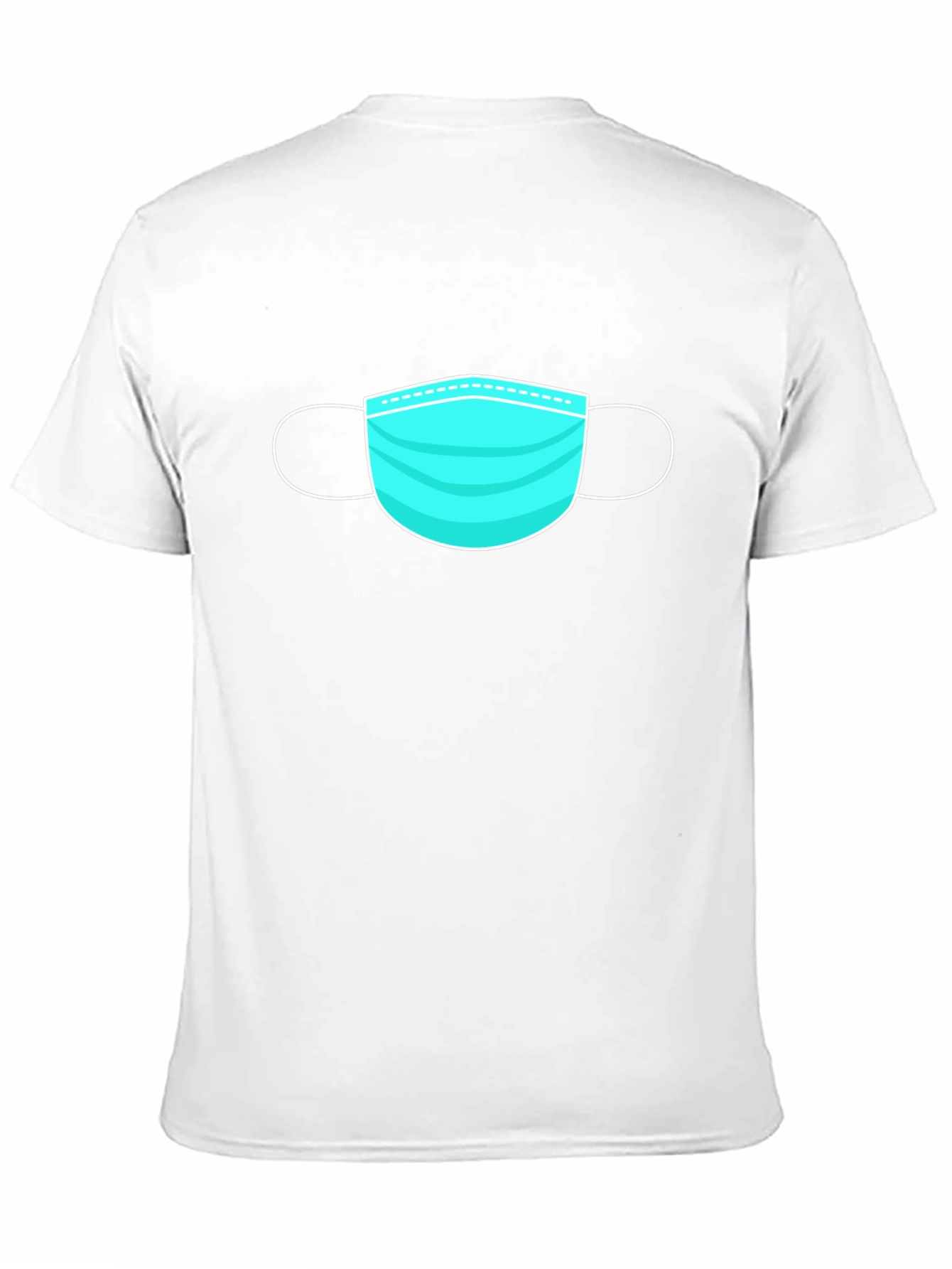 Mask Graphic Black T-Shirt