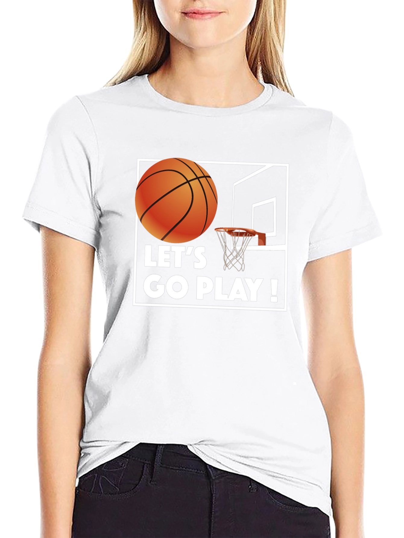 Lets Go Play Basketball T-Shirt