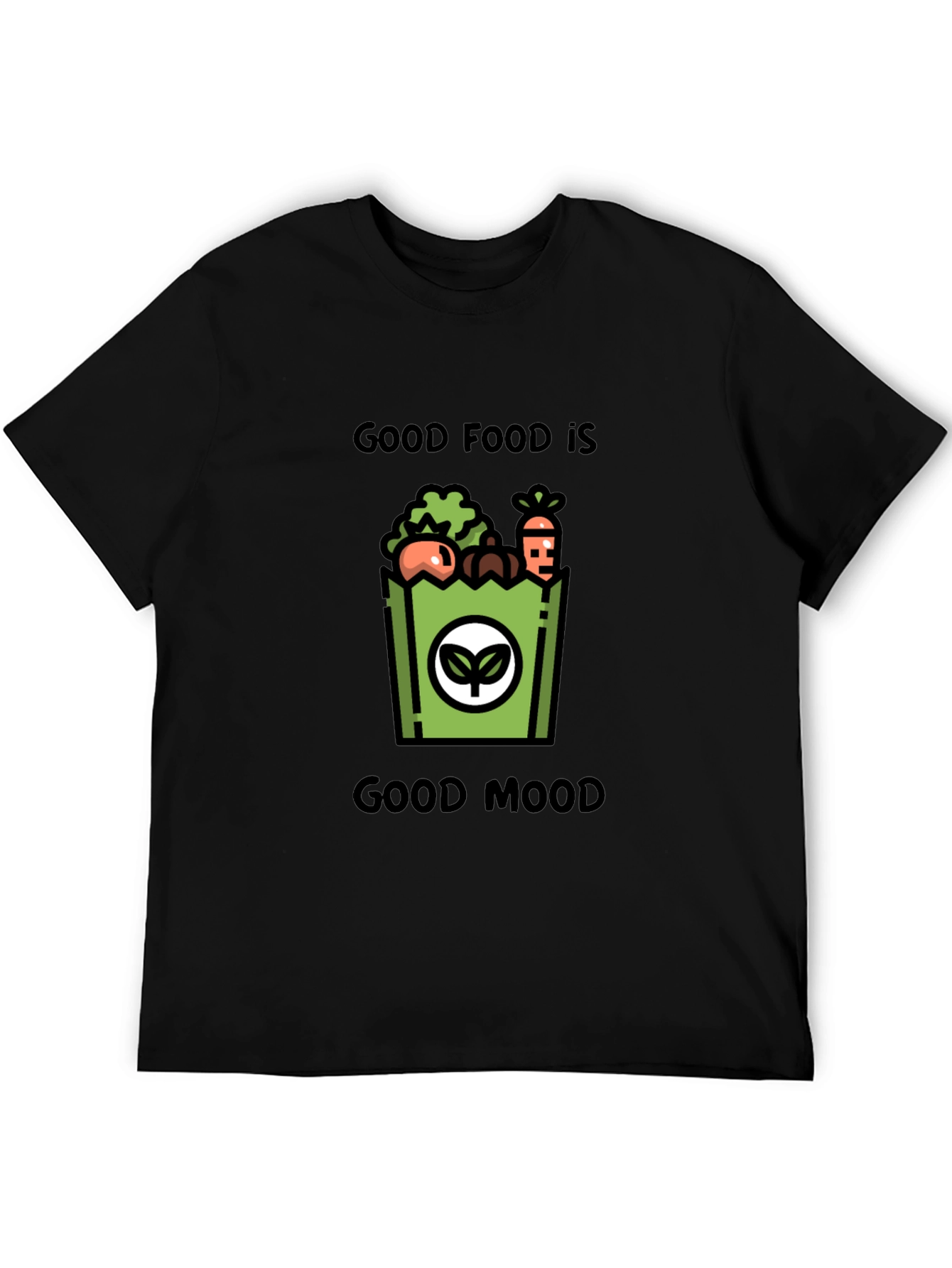 Good Food Good Mood Graphic T-Shirt
