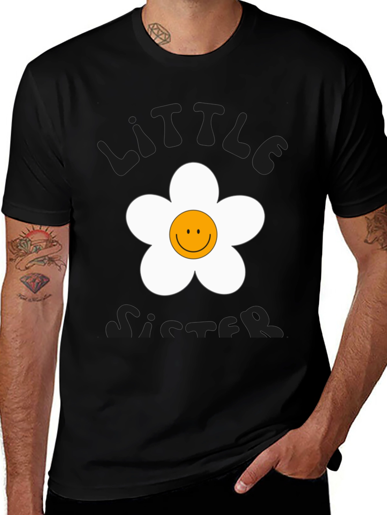 Little Sister Daisy Graphic Tee