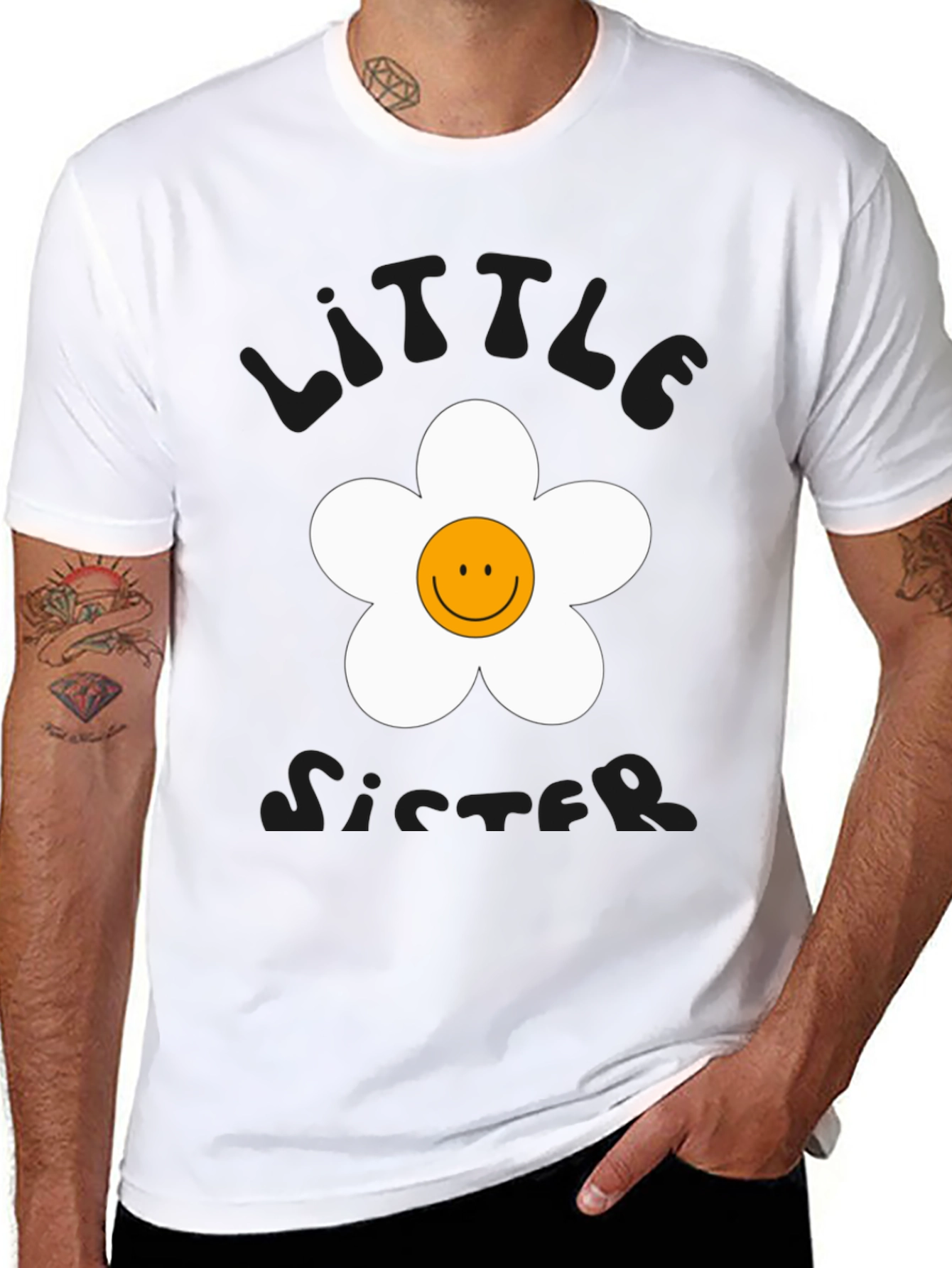 Little Sister Daisy Graphic Tee
