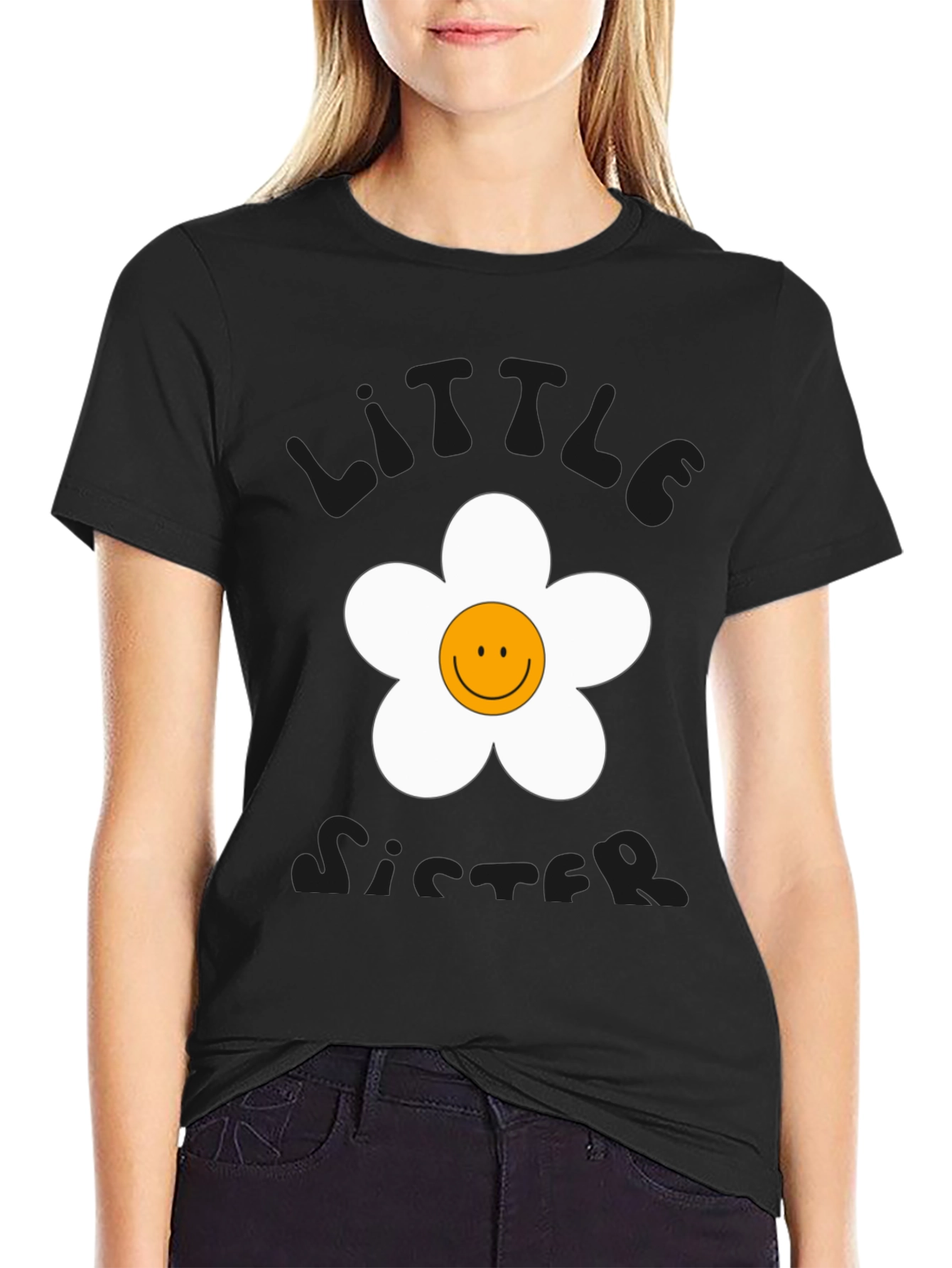 Little Sister Daisy Graphic Tee