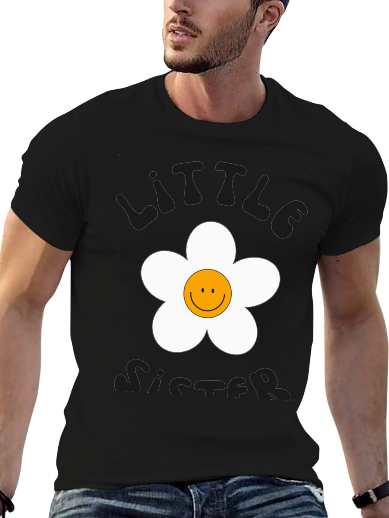 Little Sister Daisy Graphic Tee