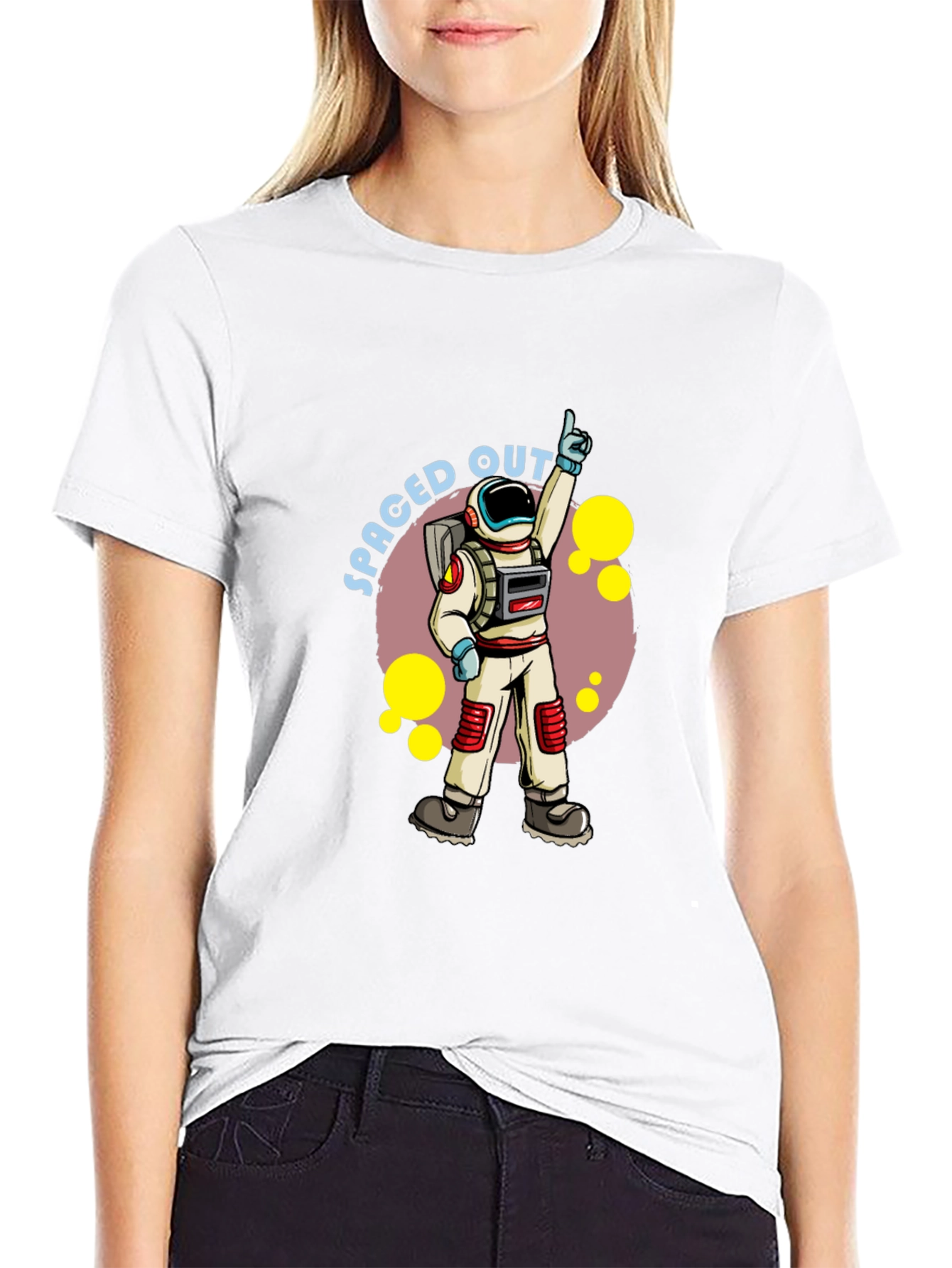 Spaced Out Astronaut Graphic Tee