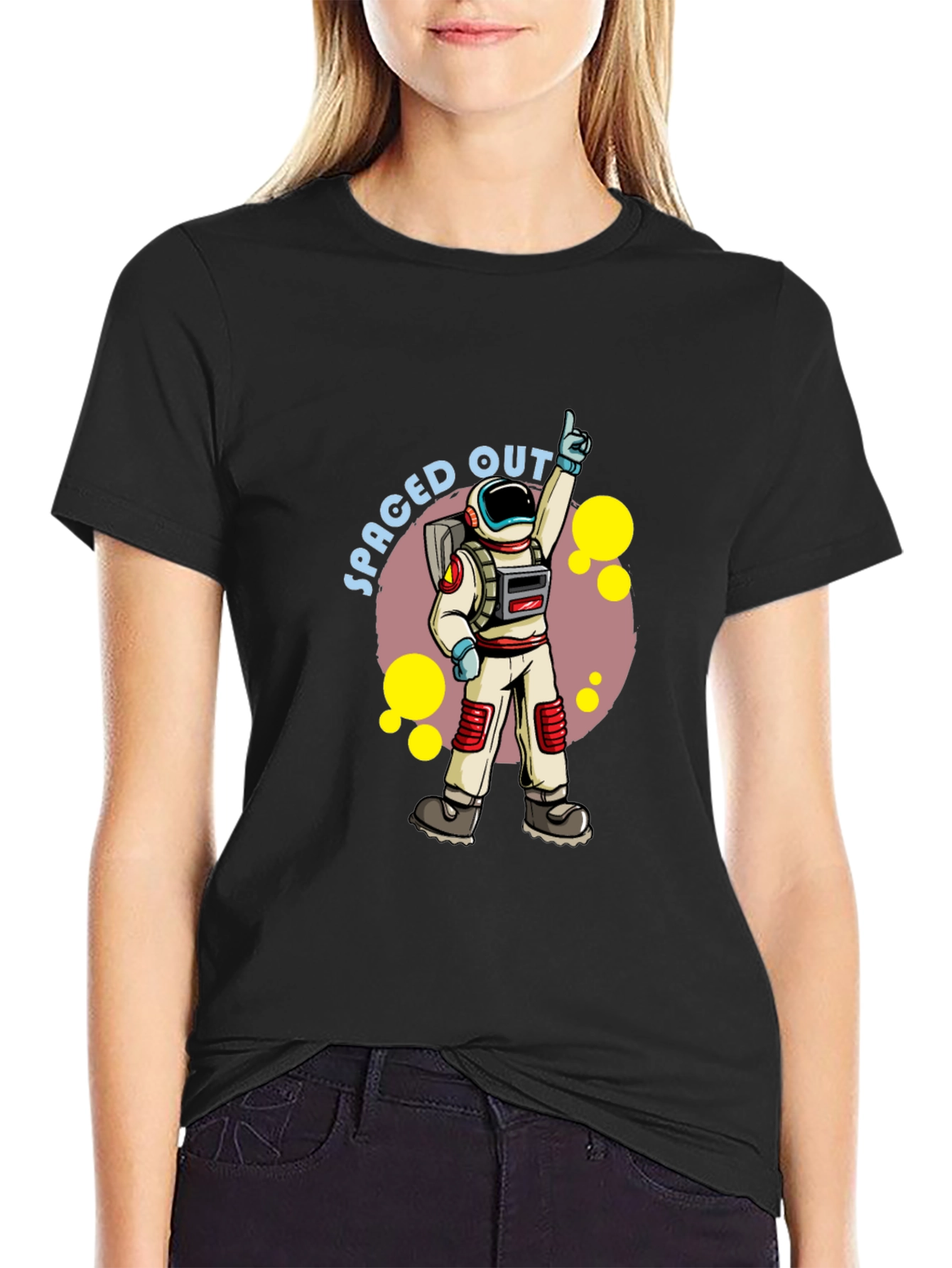 Spaced Out Astronaut Graphic Tee