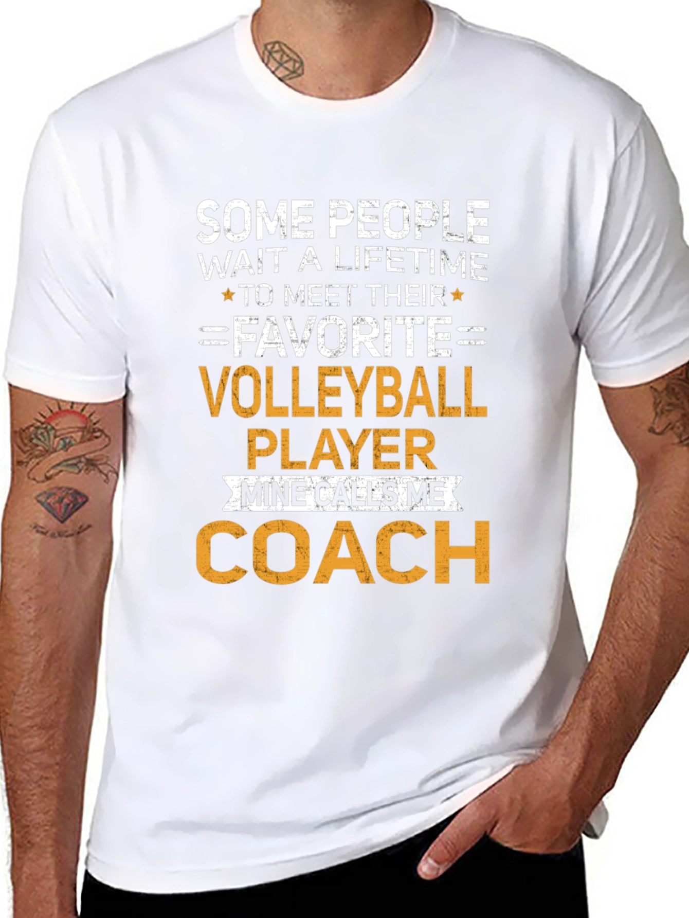 Volleyball Coach T-Shirt: Some People Wait a Lifetime