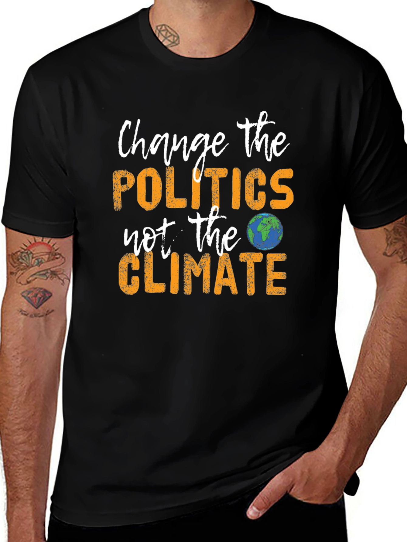 Change Politics Not Climate T-Shirt