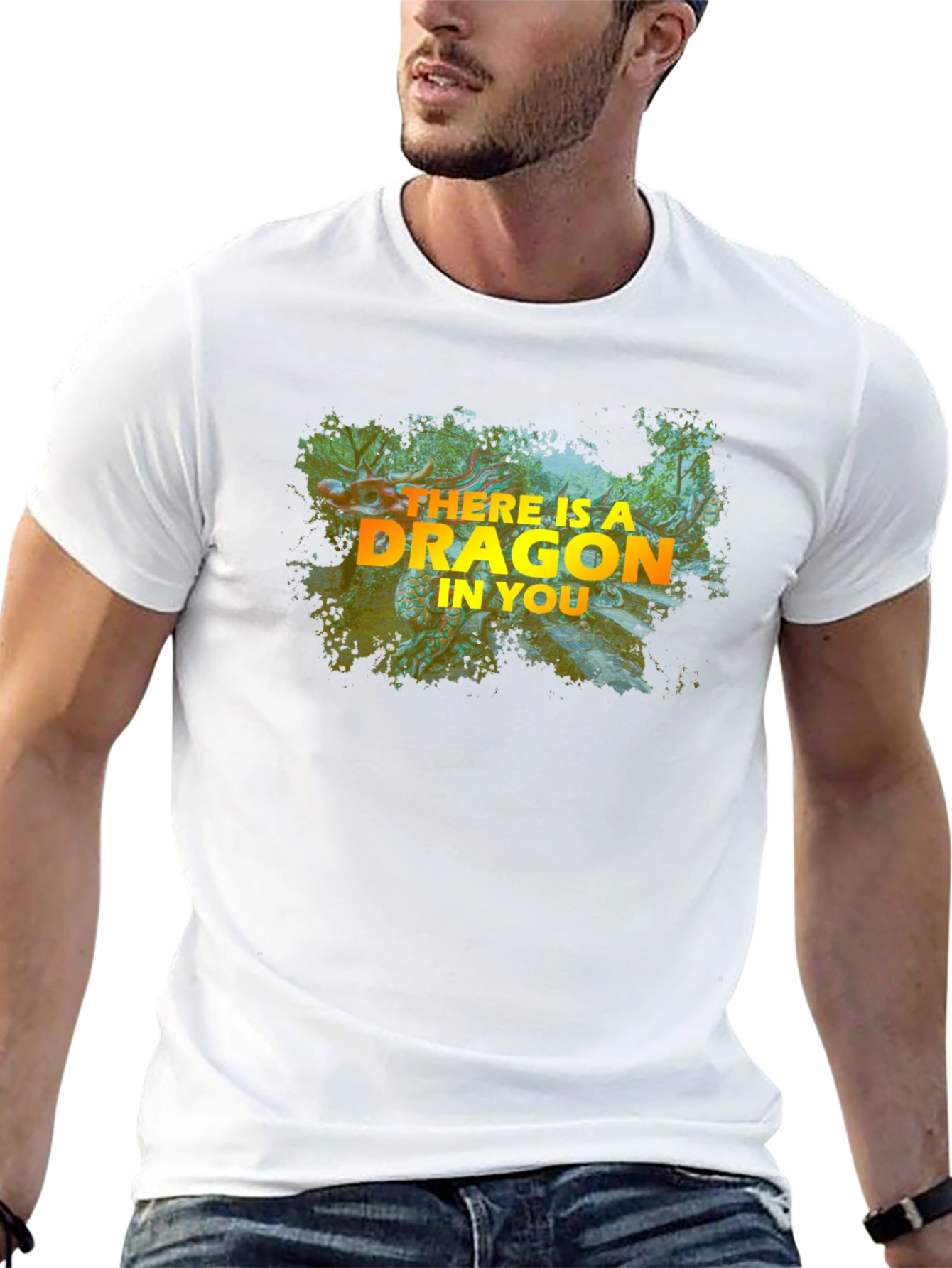Dragon Inside Black T-Shirt