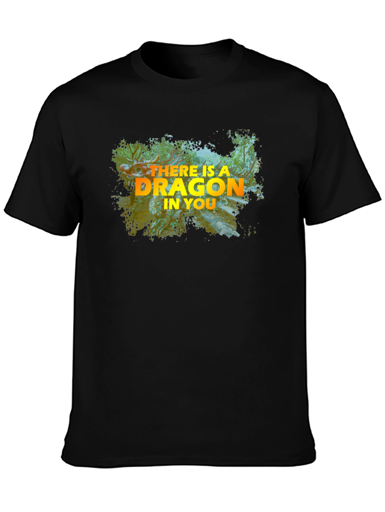 Dragon Inside Black T-Shirt
