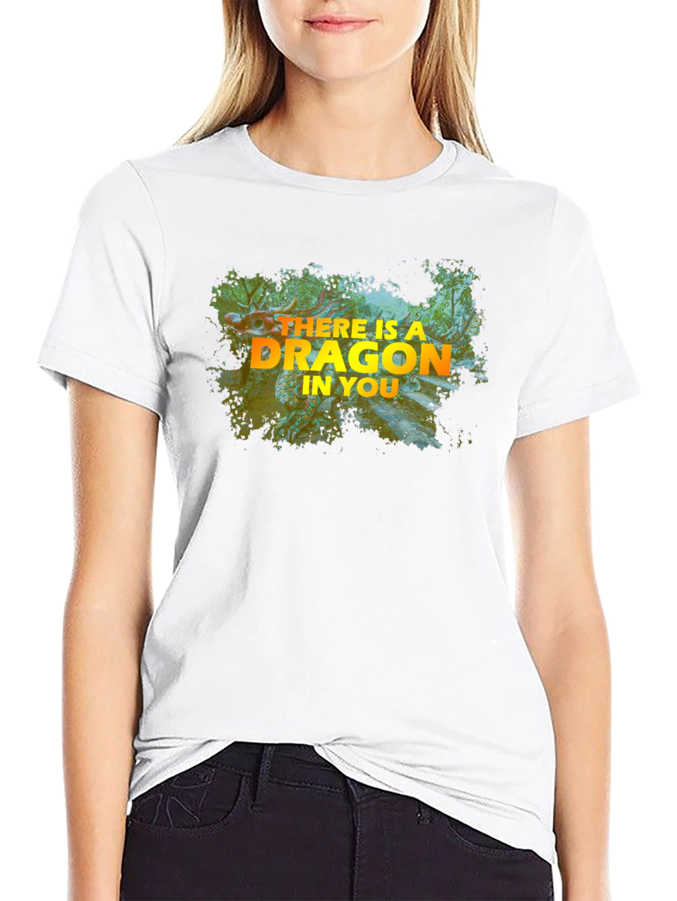 Dragon Inside Black T-Shirt