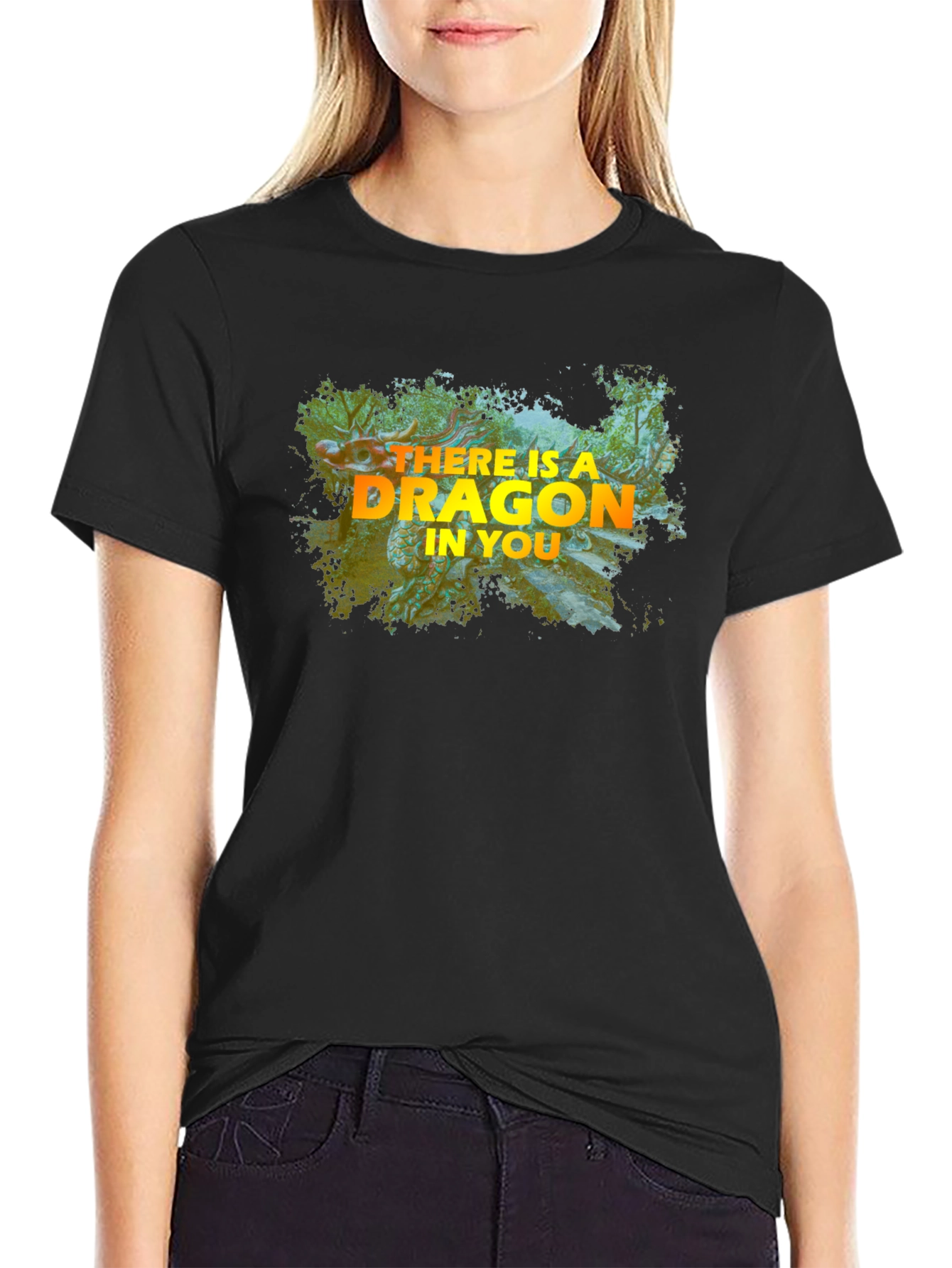 Dragon Inside Black T-Shirt