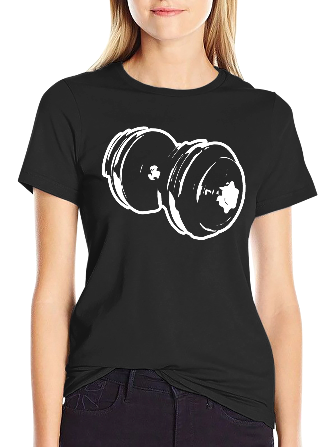 Workout Ready Graphic Tee - Dumbbell Design