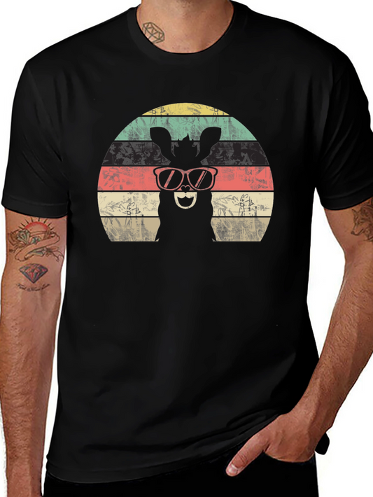 Cool Donkey Retro Sunset T-Shirt