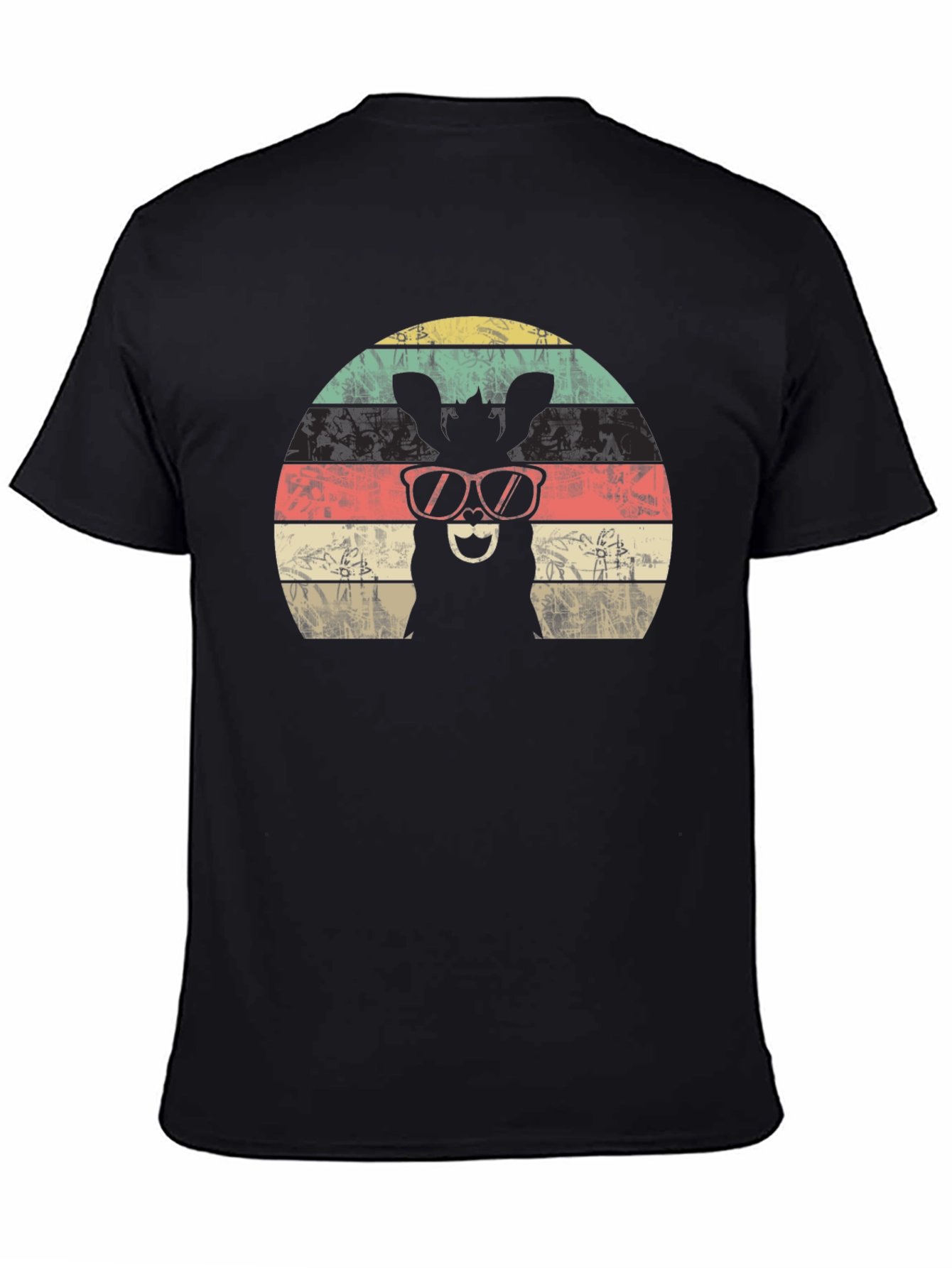 Cool Donkey Retro Sunset T-Shirt