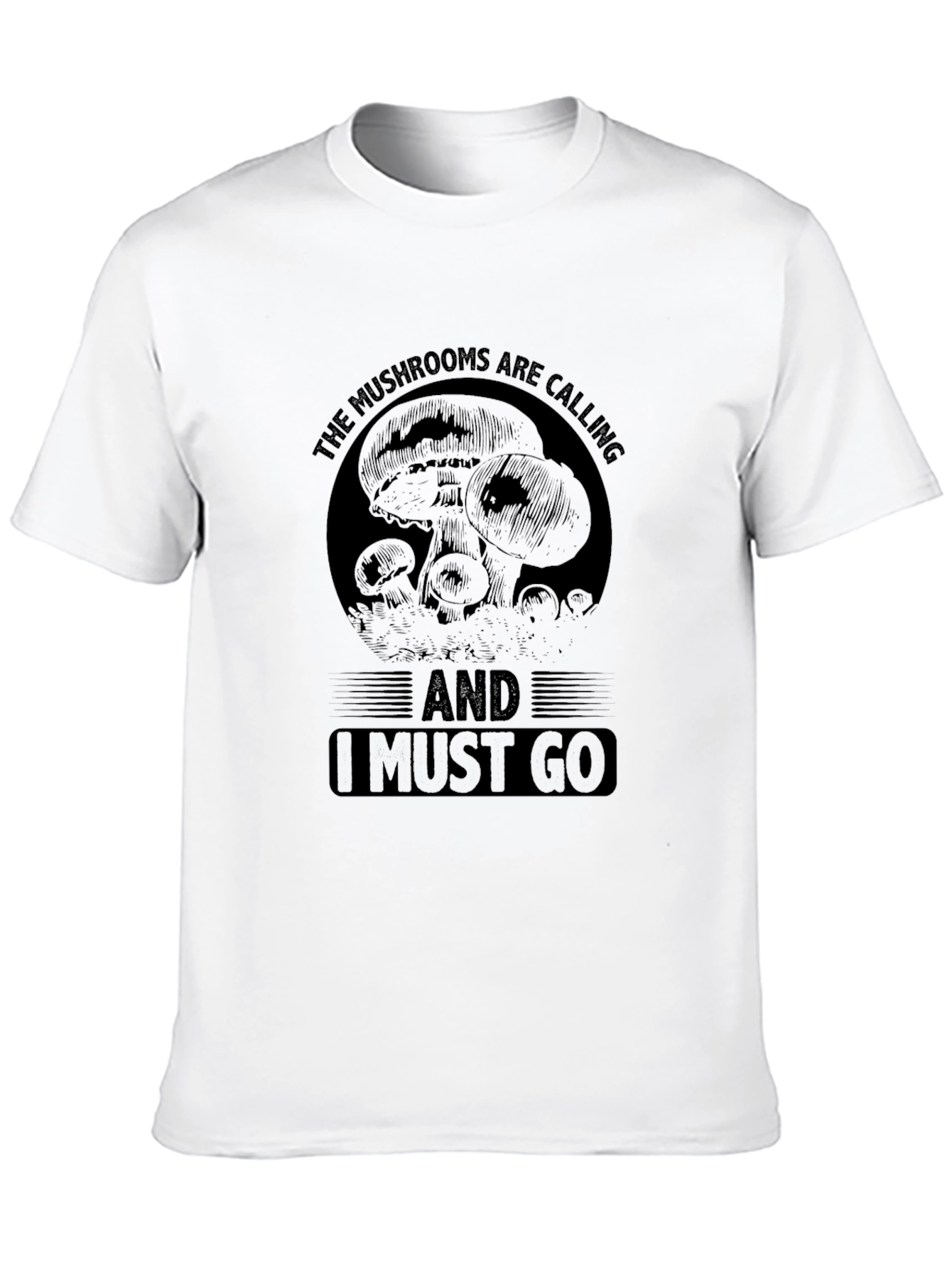 Mushroom Calling Graphic Tee - Nature Lover Shirt