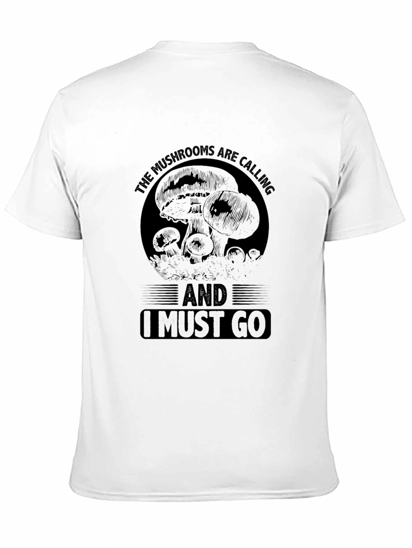 Mushroom Calling Graphic Tee - Nature Lover Shirt