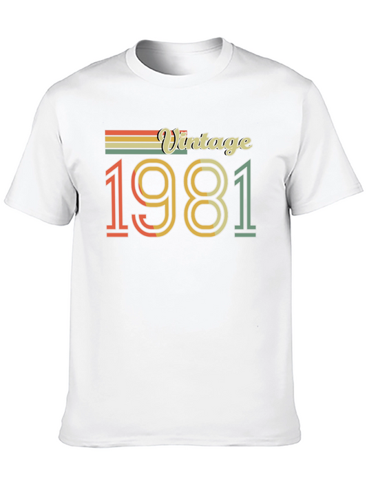 Vintage 1981 Graphic Tee - Retro Style