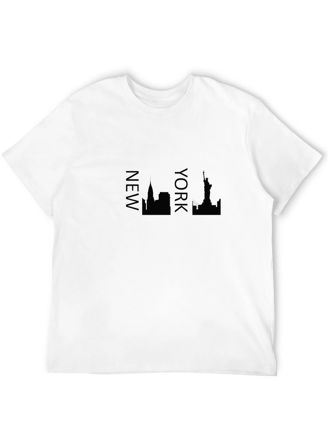 New York City Silhouette Black T-Shirt