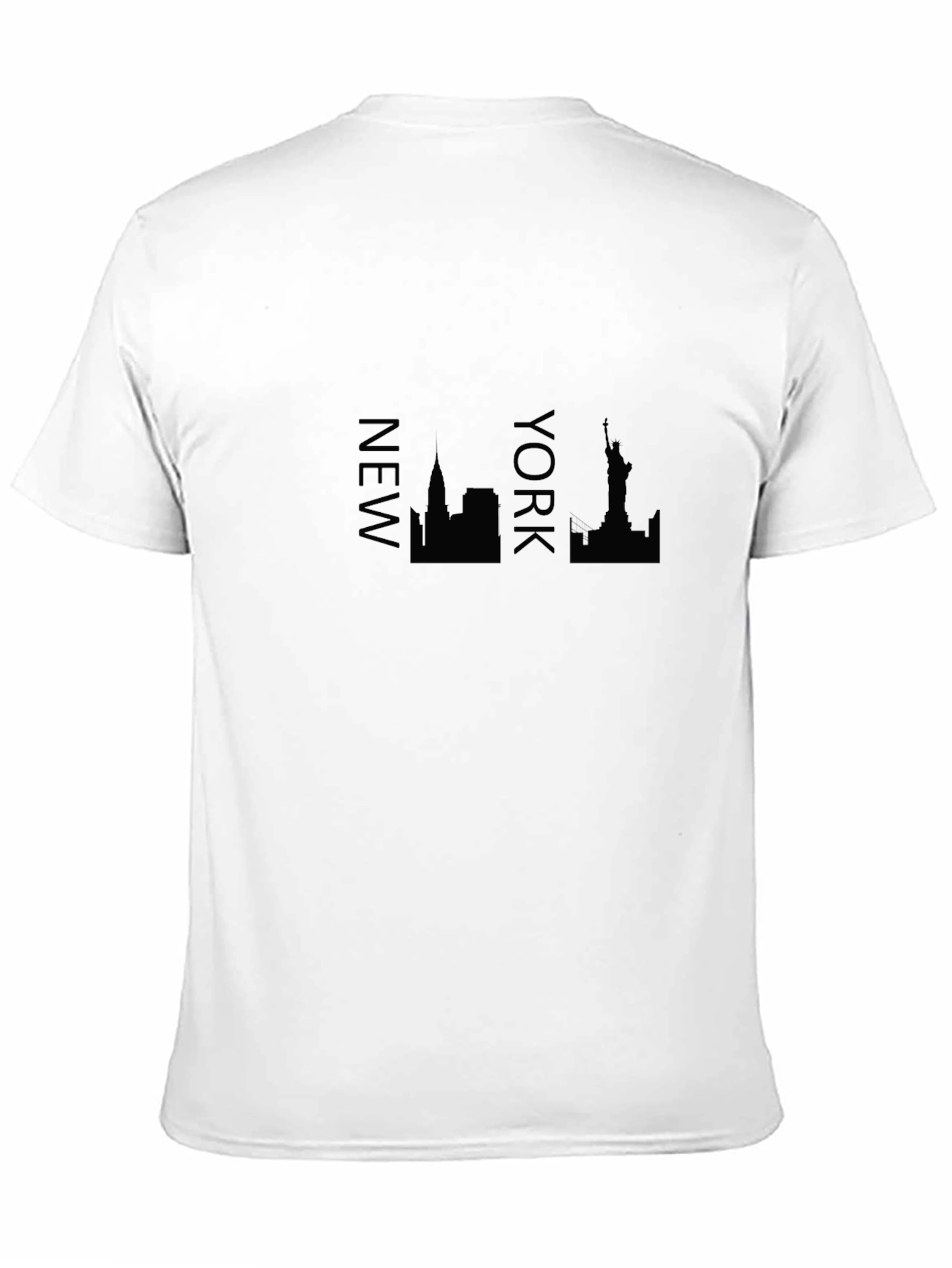 New York City Silhouette Black T-Shirt
