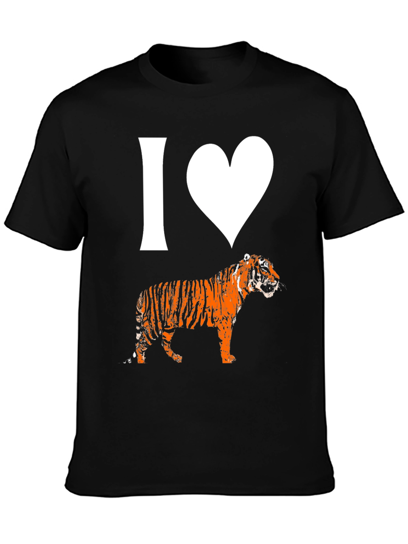 I Love Tigers T-Shirt - Graphic Tee