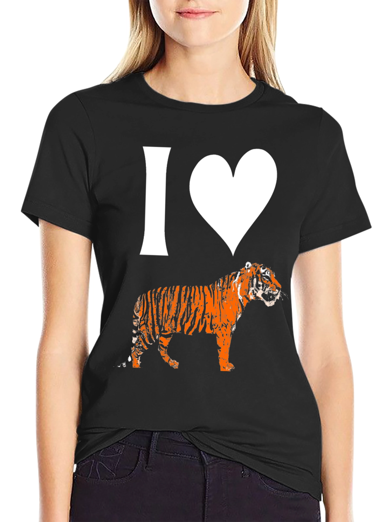 I Love Tigers T-Shirt - Graphic Tee