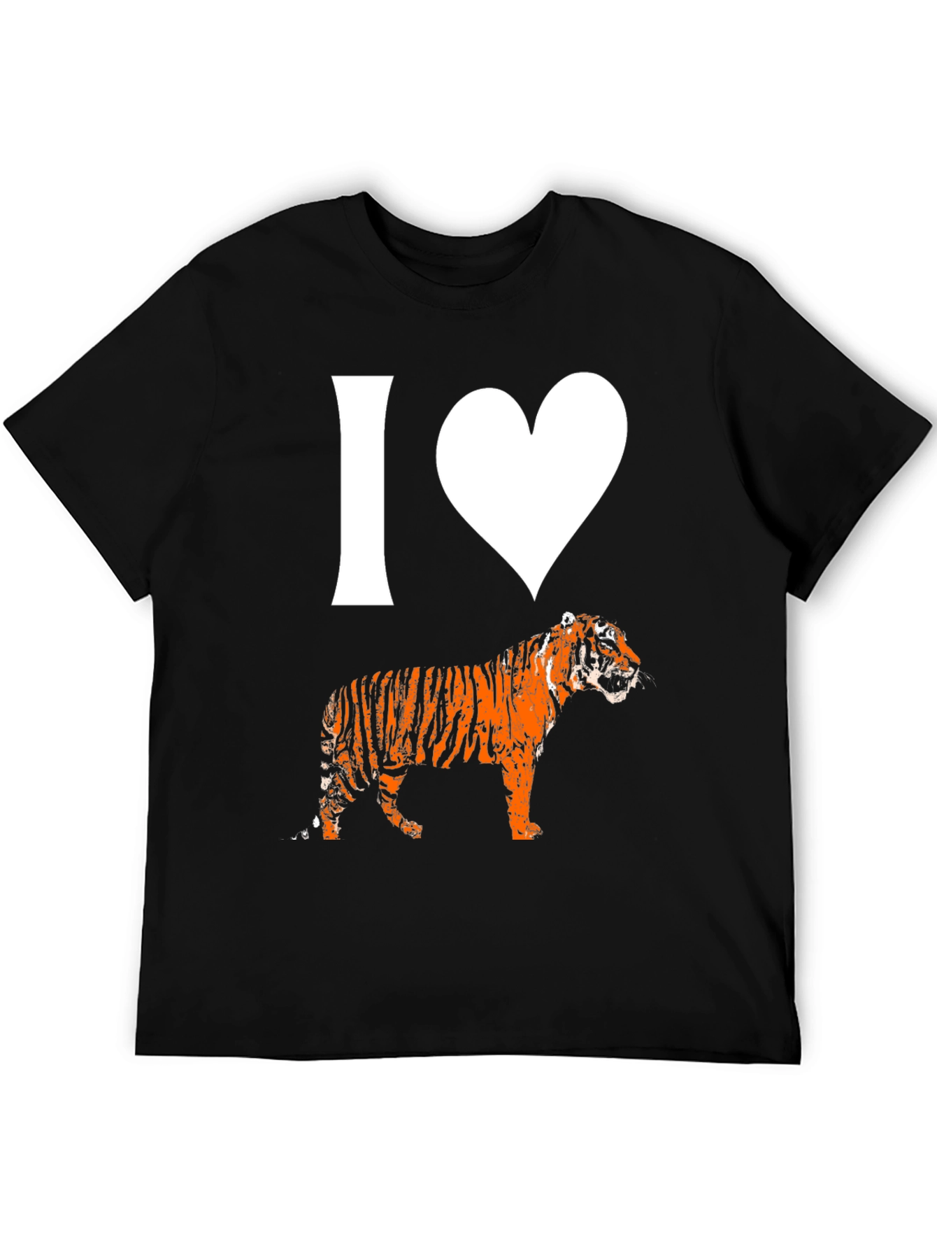 I Love Tigers T-Shirt - Graphic Tee